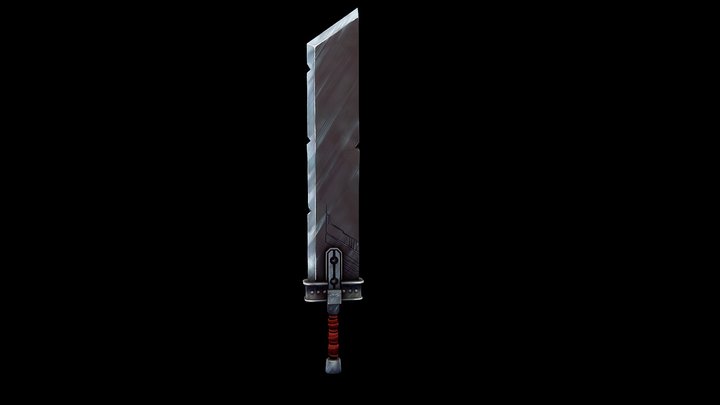 Cloud's sword Final Fantasy VII 3D Model