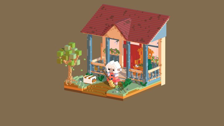 Garden 3D Model
