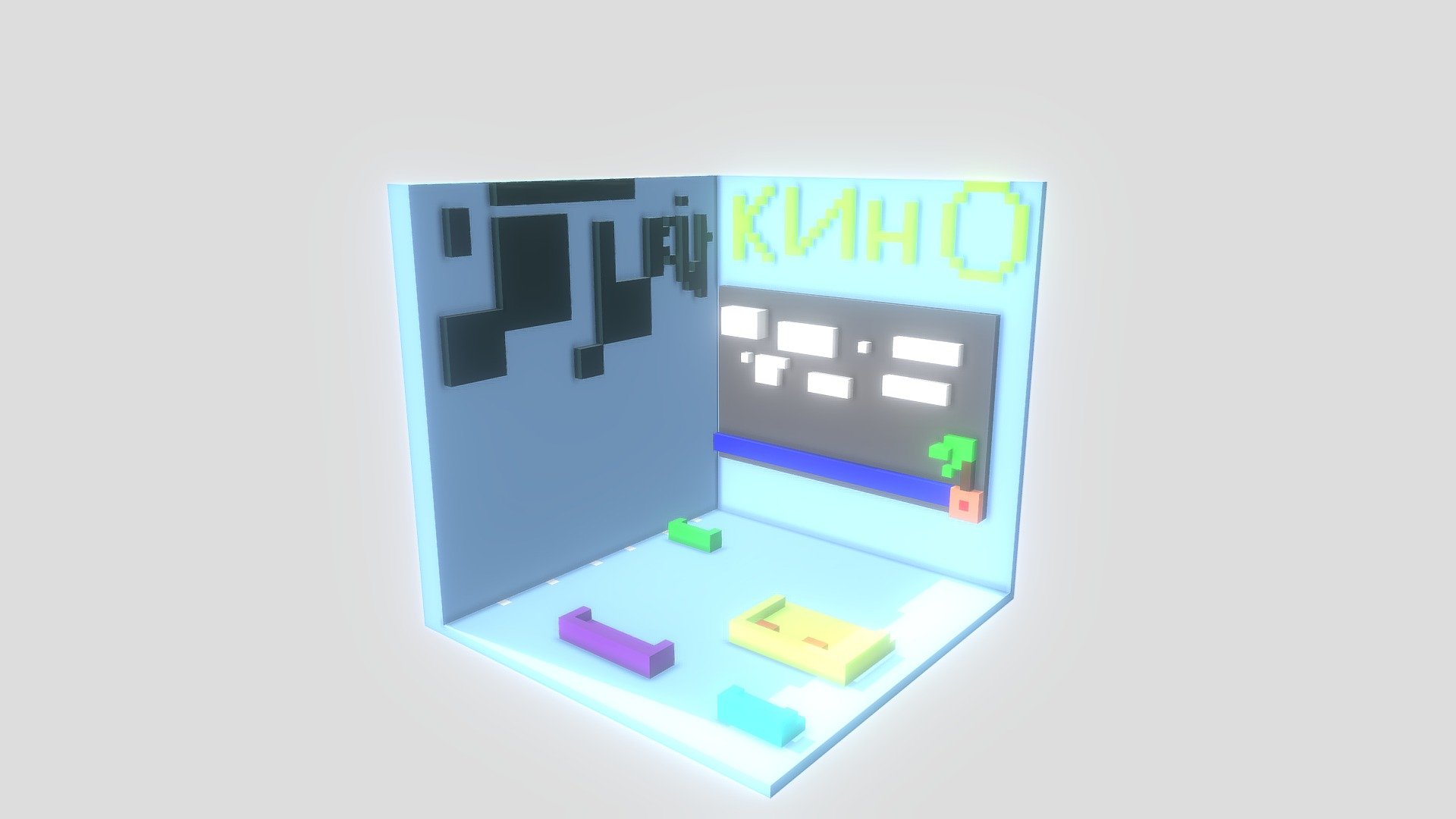кино — Sketchfab embed 3D viewer