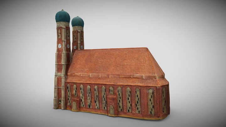 Christmas Tealight Frauenkirche (Photogrammetry) 3D Model