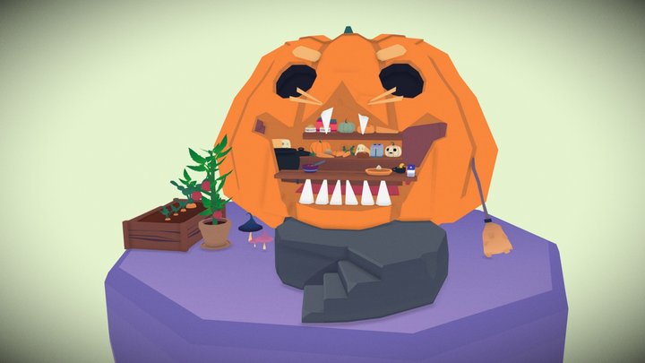 Possum Pumpkin Pie 3D Model