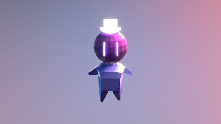 Sir Marble Jumping 3D Model