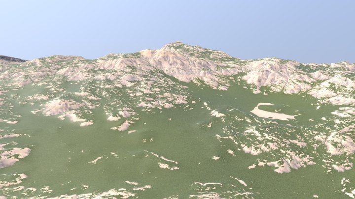 Rugged mountain – Free 3D Model STL