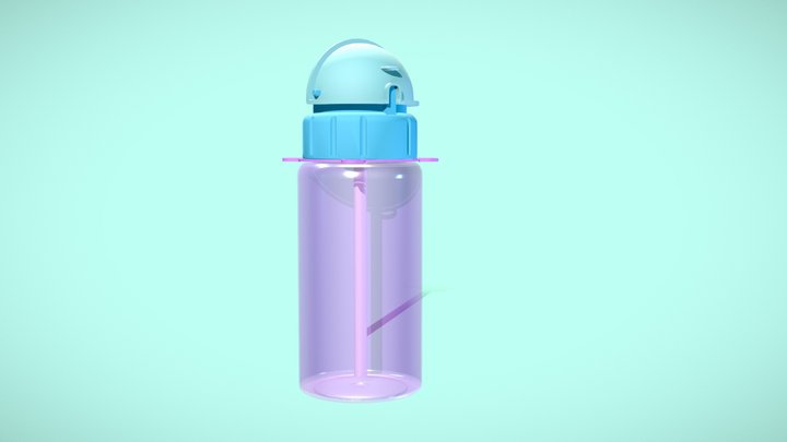 Botilo Agua para Niños 3D Model