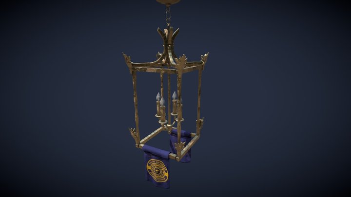 Antique Chandelier 3D Model