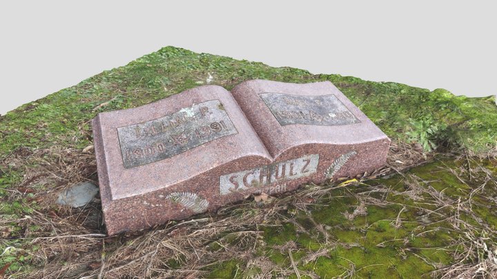 Schulz Gravestone - Jefferson Cemetery 3D Model