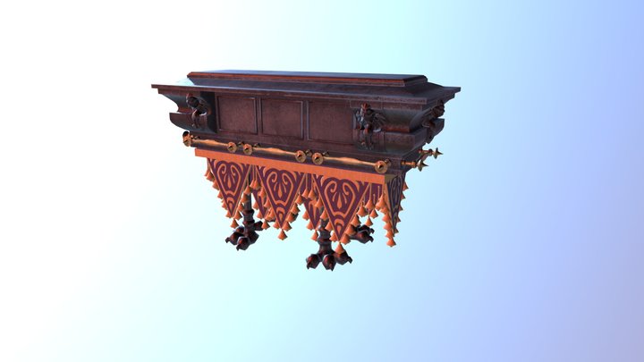 Haunted Mansion Coffin Test 3D Model