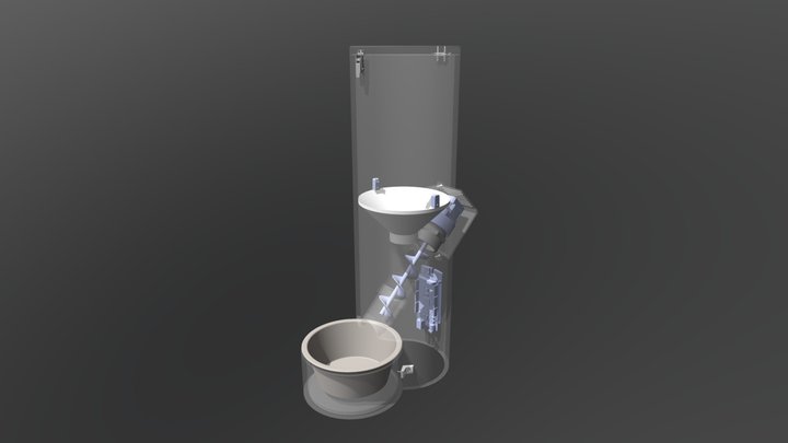 Automated Pet Feeder 3D Model
