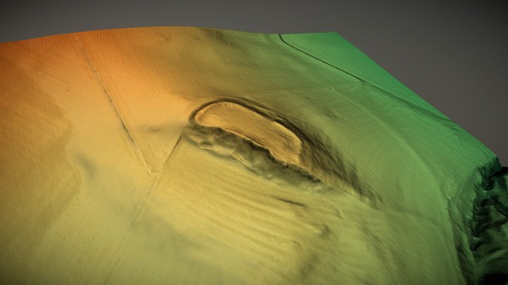 Camp Hill, Downham, Northumberland (UK) – Modello 3D gratuito STL