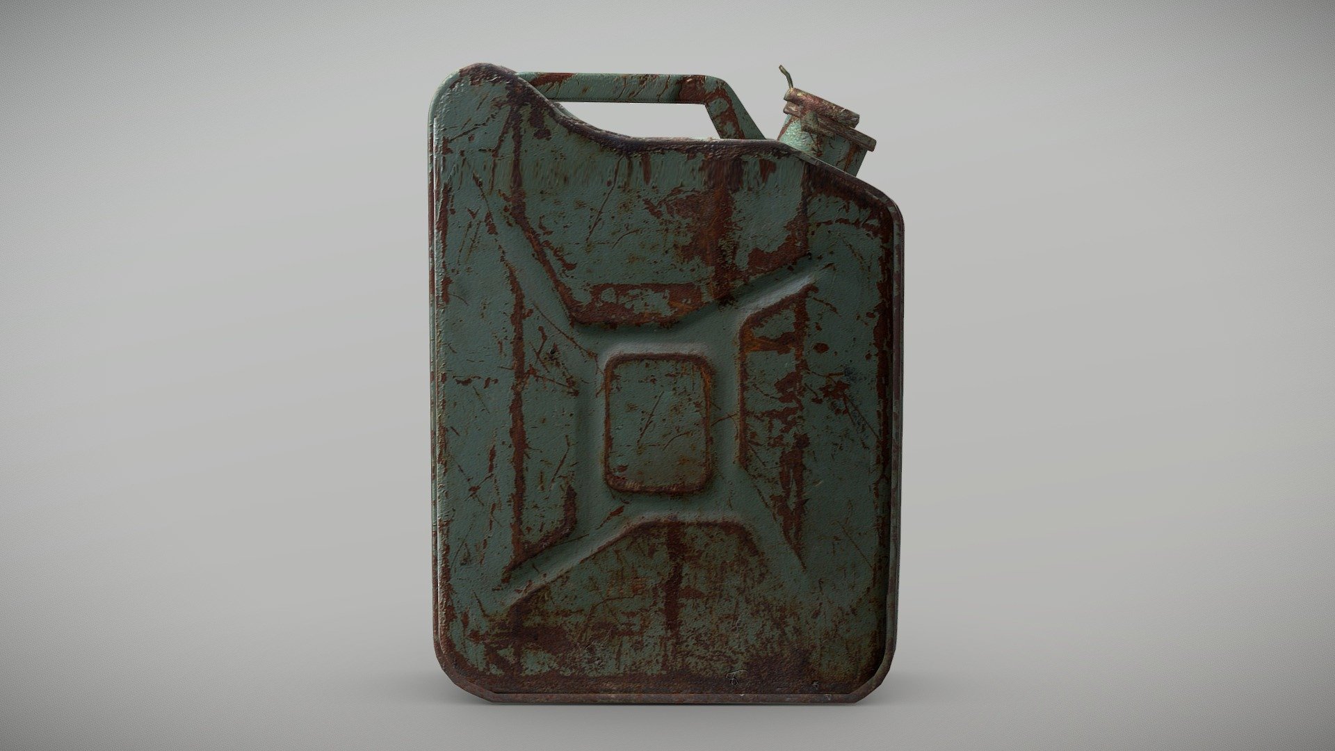 Old Rusty Jerry Can - Buy Royalty Free 3D model by 3Dee (@mellydeeis ...
