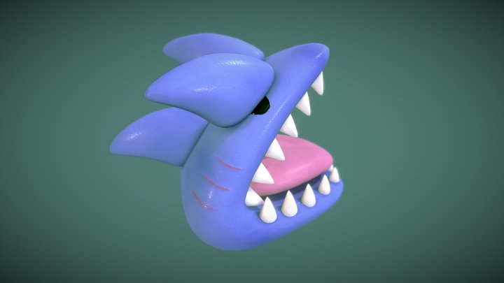 Razor Fish (Game Res) 3D Model