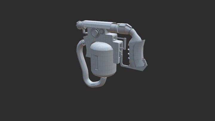 Paint Gun 3D Model