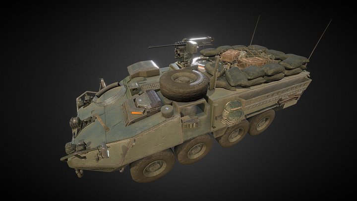 M1126 Infantry Carrier Vehicle 3D Model