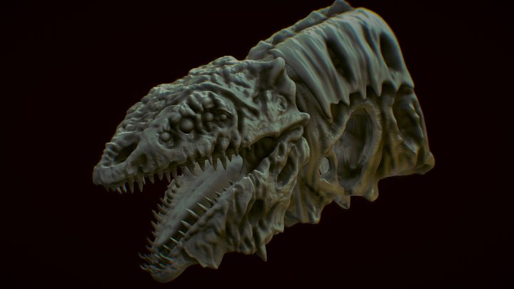 creature sculpt test 3D Model