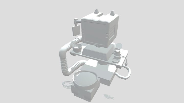 Kat Computer 3D Model