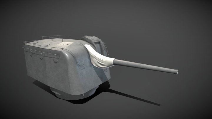 Naval-gun 3D Models - Sketchfab