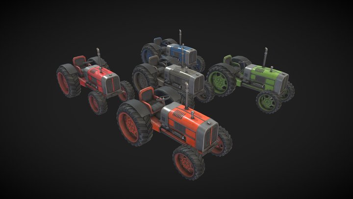 Tractor 3D Model