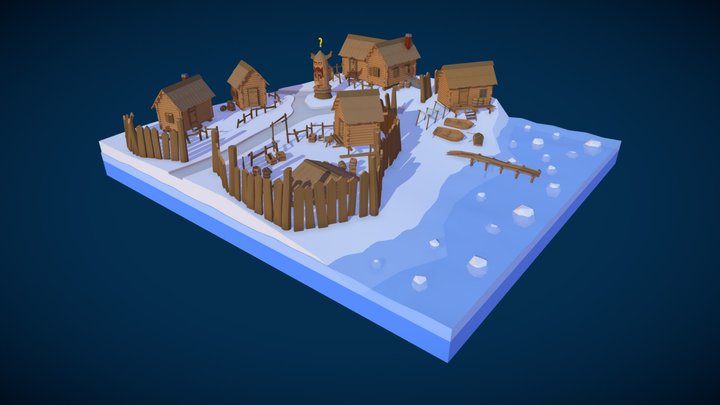 River village 3D Model