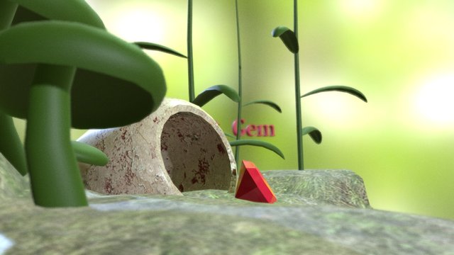 Earth piece 3D Model