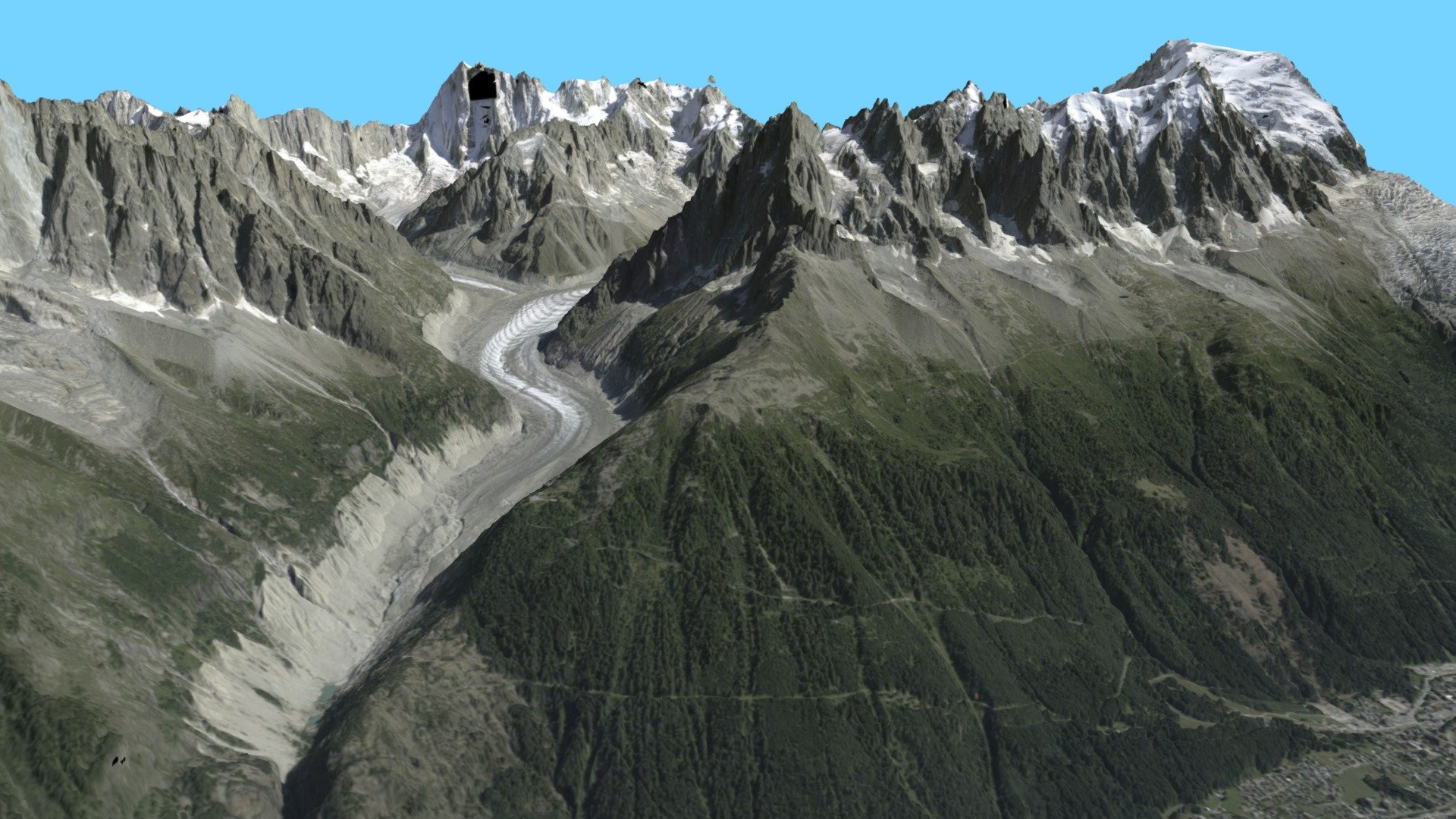 Mer de Glace en 2012