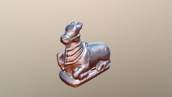 Shiv's Nandi (Holy Cow) 3D Model
