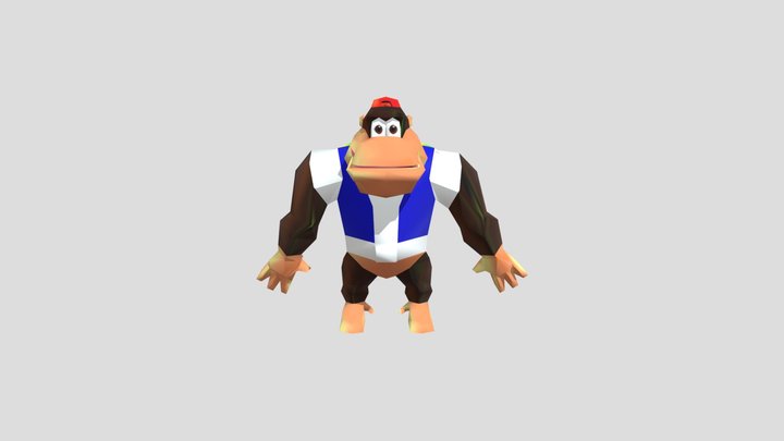 Chunky Kong From DK64 3D Model
