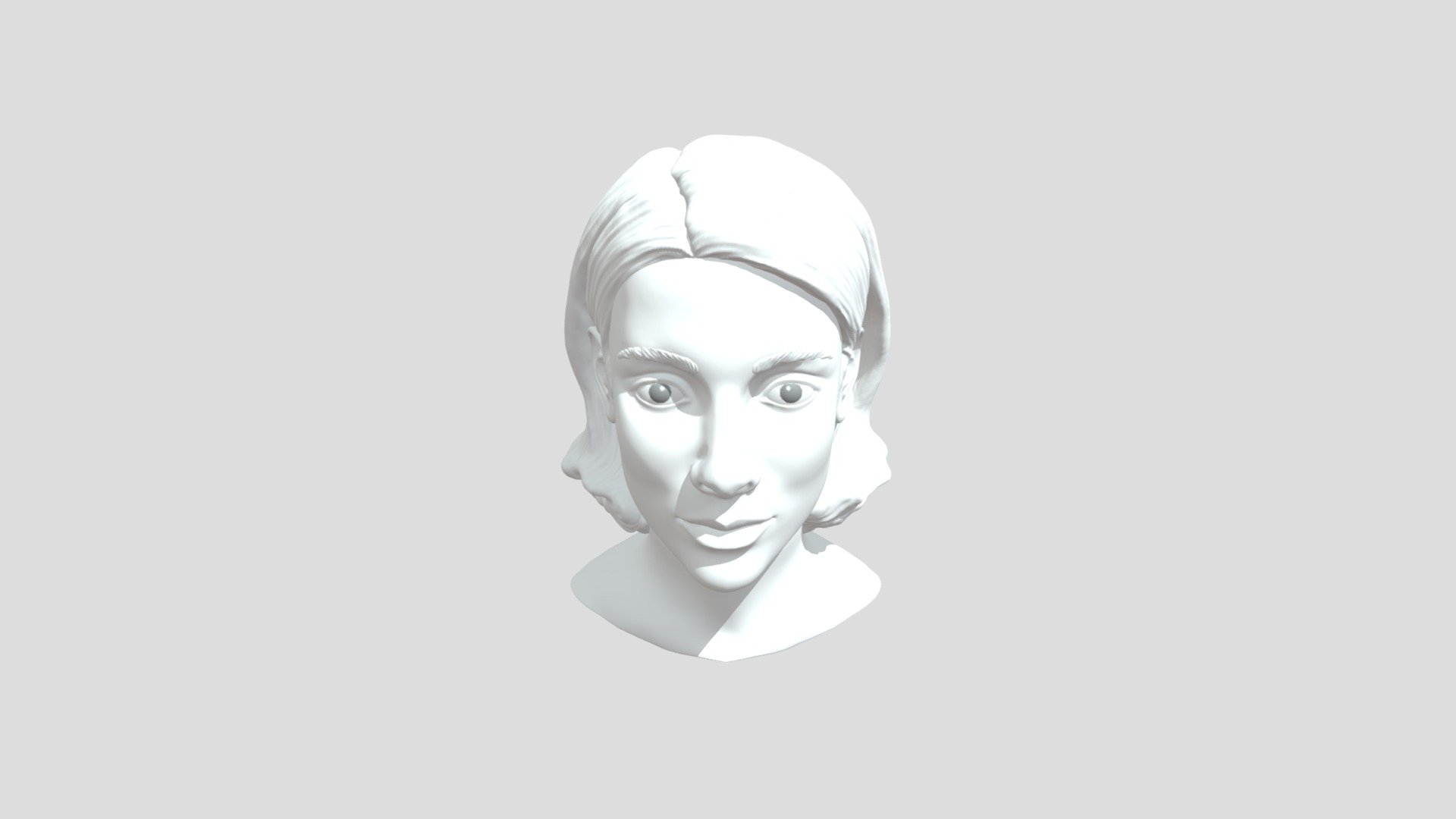 Female Head in Zbrush - 3D model by leekuu [b0c9d0b] - Sketchfab