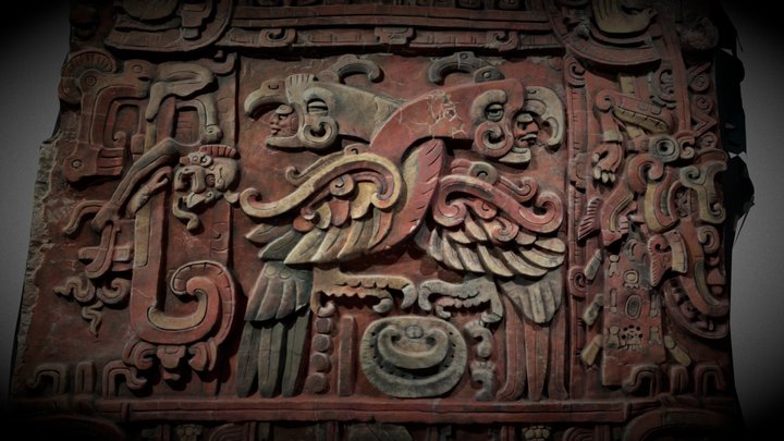Mesoamerican Relief 3D Model
