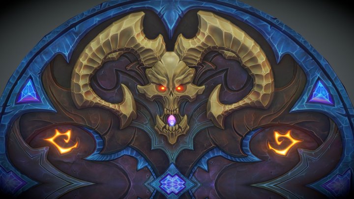 Game Asset: Stylized Medallion 3D Model