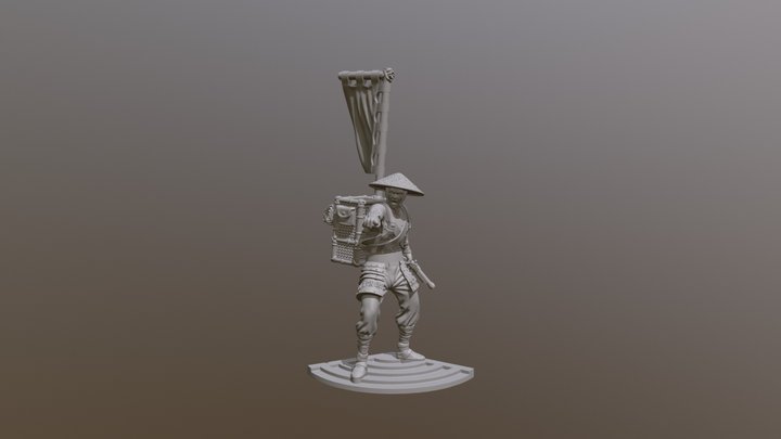 Officer - Shadow Tactics board game - hi-res 3D Model
