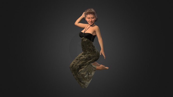 Dynamic cloth by Daz Studio 3D Model