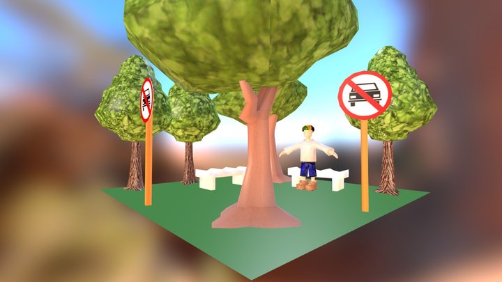 Cena Jardim John Prost 3D Model