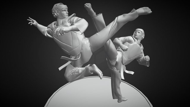 Taekwondo 3D Model