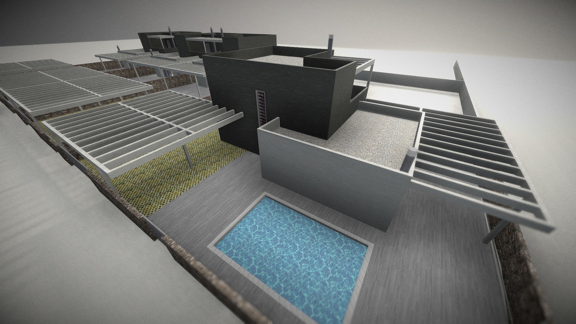 Chalet Termoarcilla 3D V1 — Sketchfab embed 3D viewer
