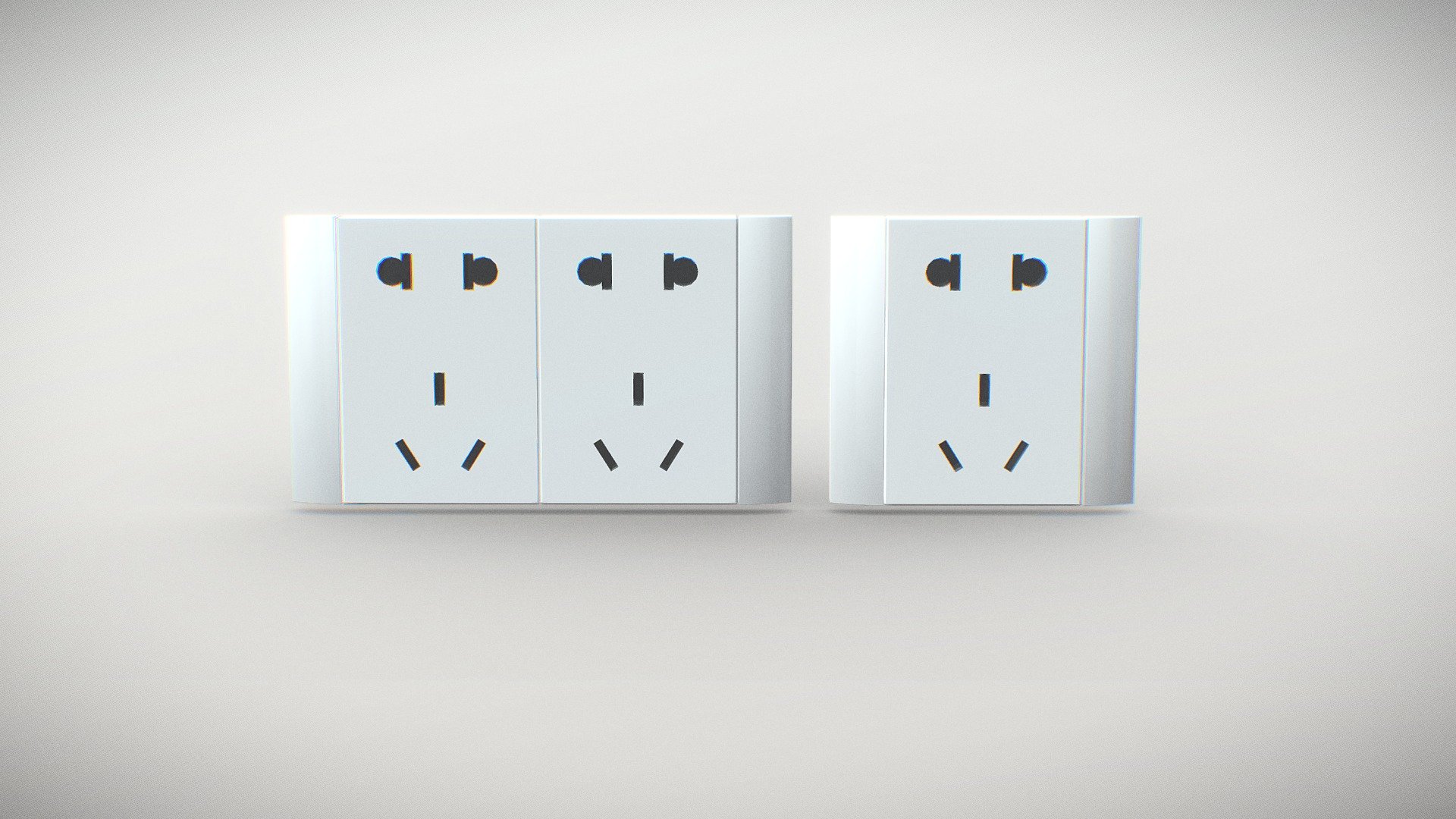 Chinese Power Socket Buy Royalty Free 3D model by ÆON (xaeon