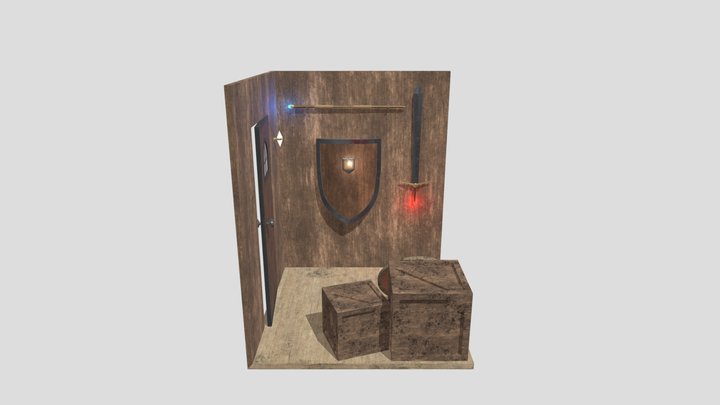 Fantasy Inn Closet 3D Model