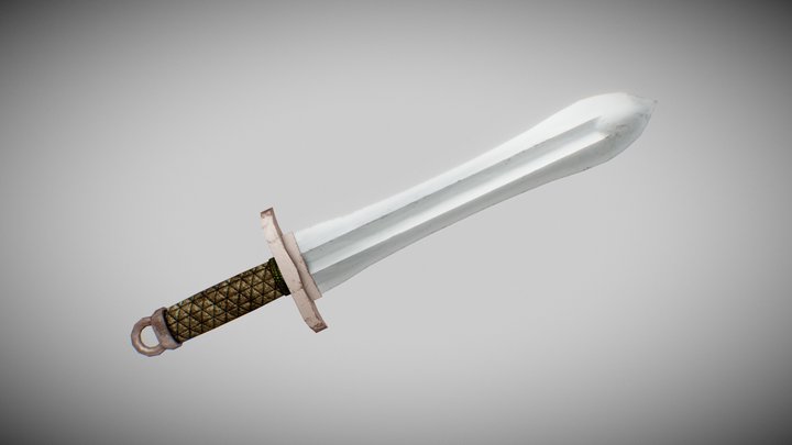 Simple (modiffied) dagger 3D Model