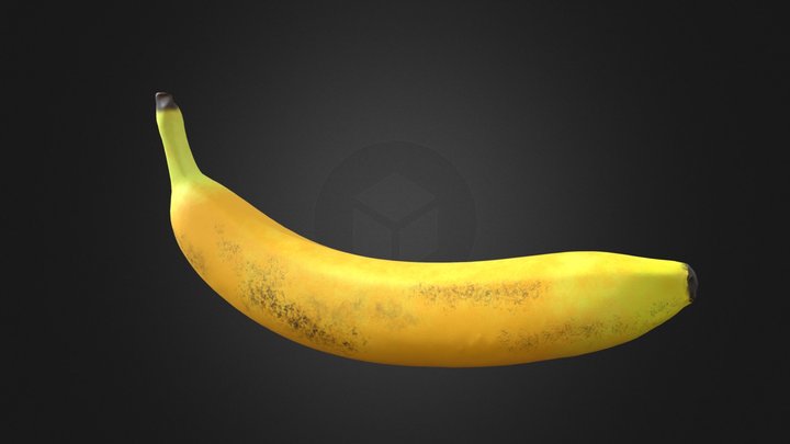 Banana Skin in Substance Painter 3D Model