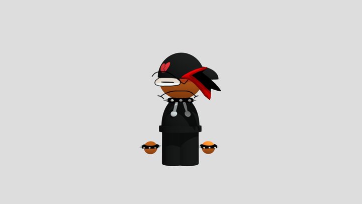 Emo Samber 3D Model