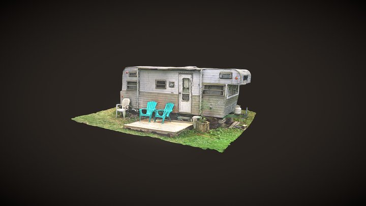 A Cozy Summer Camper 3D Model
