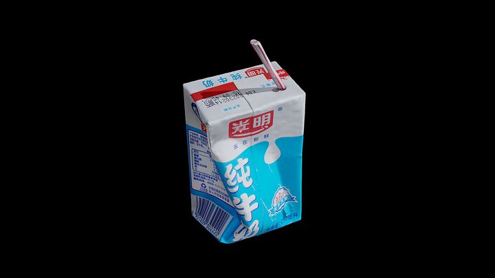 Scan Milk Box-Freepoly.org – Free 3D Model STL