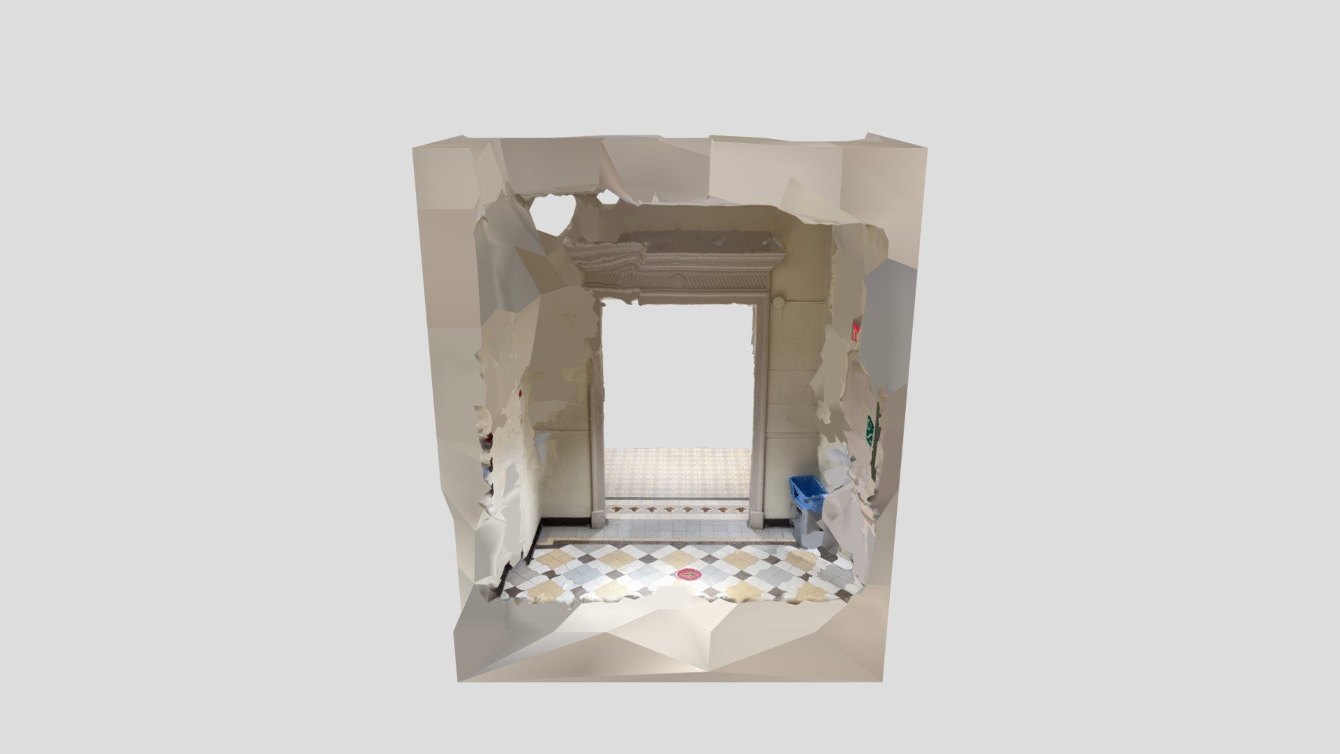 Jyothis _ Entrance to Huguette labelle hall - Download Free 3D model by ...
