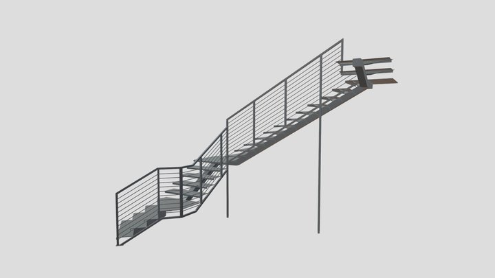 Modello scala per cantiere 3D Model