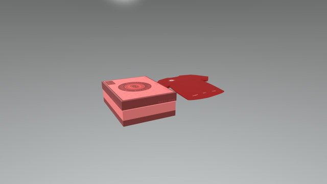 The red box 3D Model