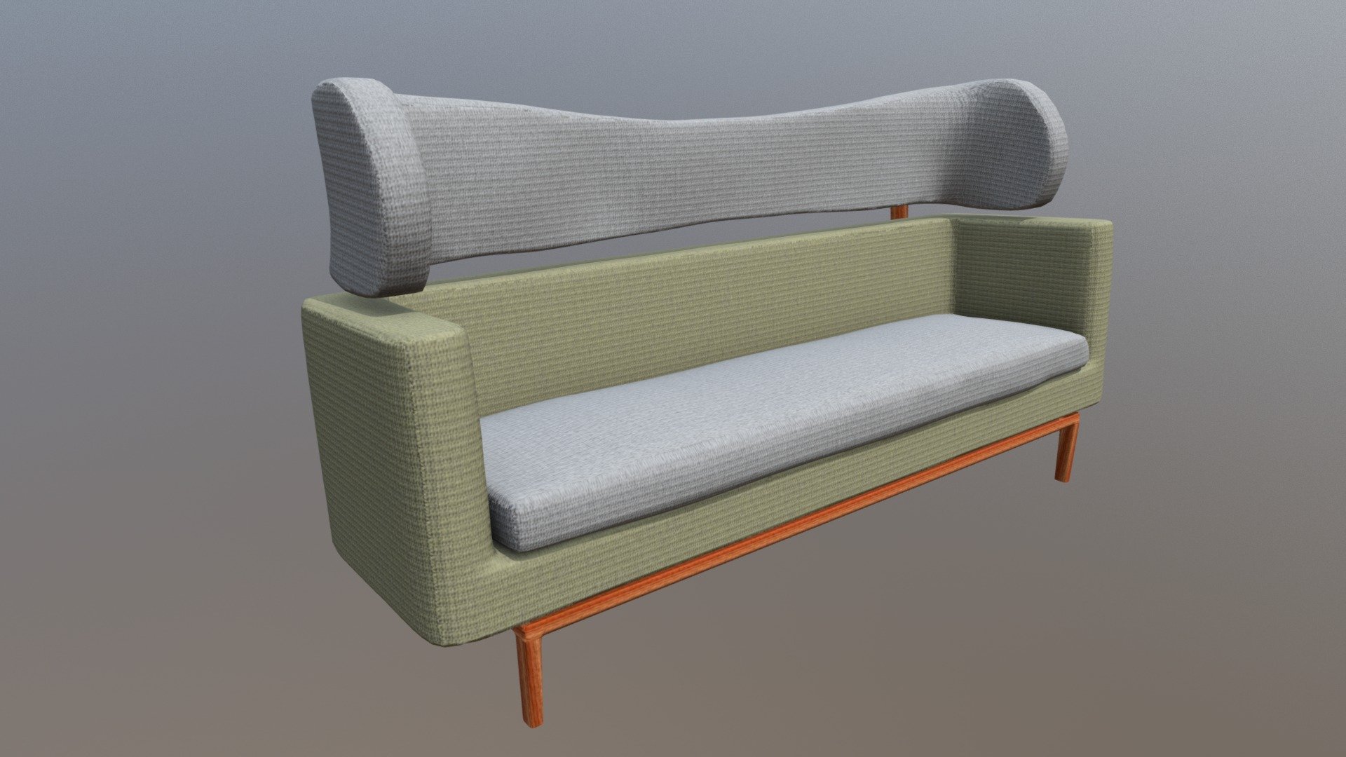 60s Sofa - 3D model by guy.boxall [b0d4eff] - Sketchfab