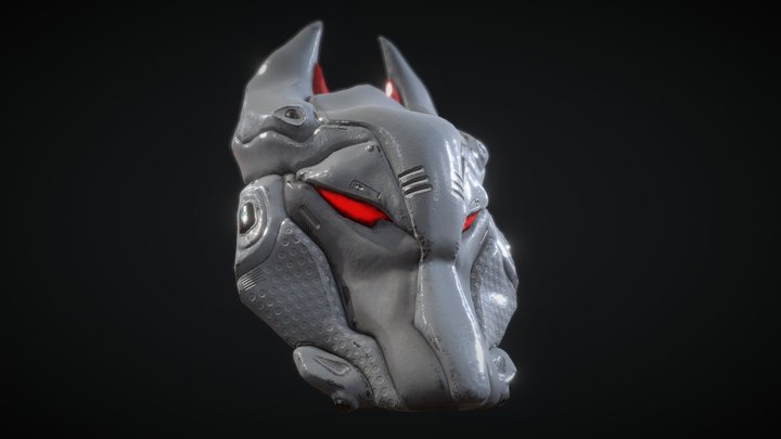 Fox mask – Modello 3D gratuito STL