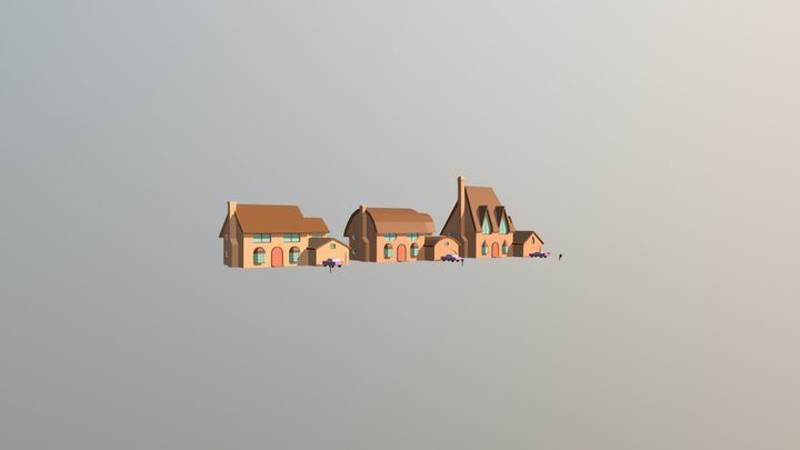 The simpsons silhouette 3D Model