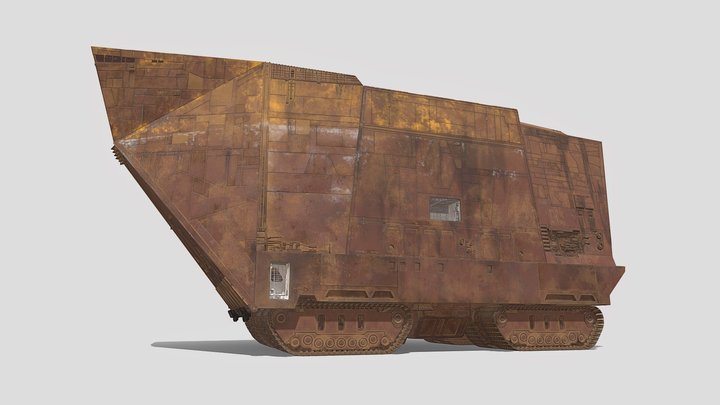 Star Wars Sandcrawler (exterior) – Modello 3D gratuito STL
