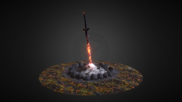 Dark Souls - Bonfire 3D Model