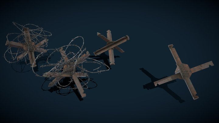 Metal Barrier_tank_17_MB – Gratis 3D-model STL